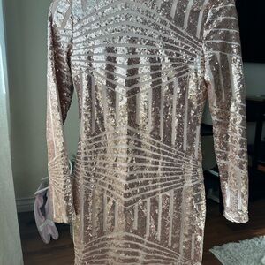 Capsule Charlotte Russe Rose Gold Sequin Top